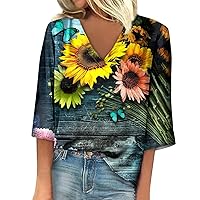Short Sleeve Shirts for Women Easter Print Graphic Tees Blouses Casual Plus Size Basic Tops Pullover 2024