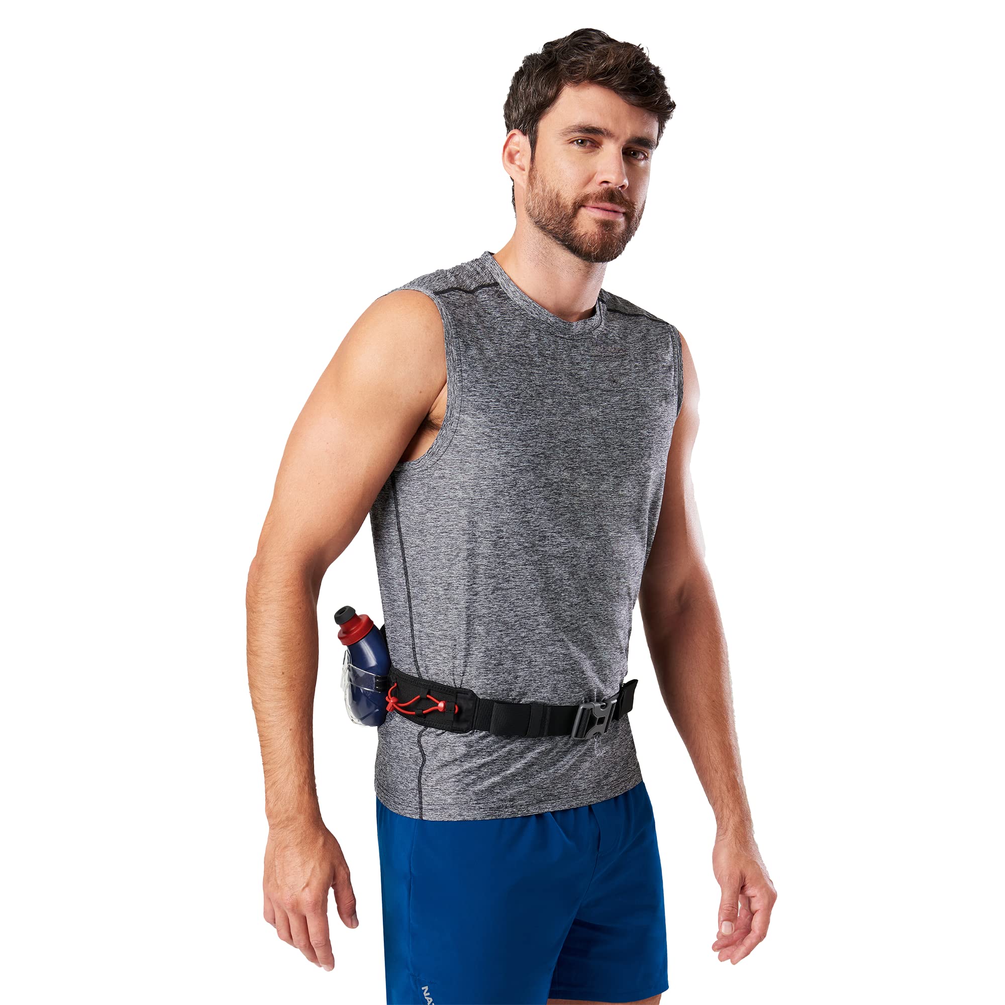 Nathan Hydration Running Belt with Flasks and Storage Pockets. Trail Mix Plus.