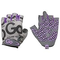 GoFit GF-WGTC-PPL Women's Pro Trainer Gloves