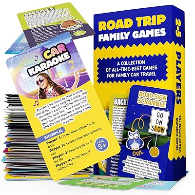 WELL BALANCED Road Trip Games for Kids and Adults - Travel Games, Car  Games, Road Trip Must Haves & Activities for Kids