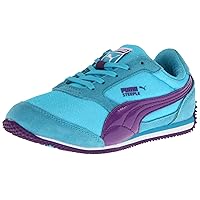 PUMA Steeple Glitter Jr Fashion Sneaker (Little Kid/Big Kid),Blue Atoll/Amaranth Purple,12.5 M US Little Kid