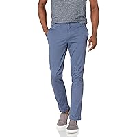 Amazon Essentials Men's Skinny-Fit Washed Comfort Stretch Chino Pant (Previously Goodthreads), Denim, 32W x 28L