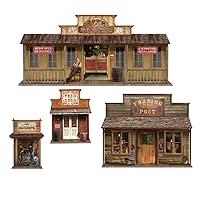 Wild West Town Props Party Accessory (1 count) (4/Pkg)