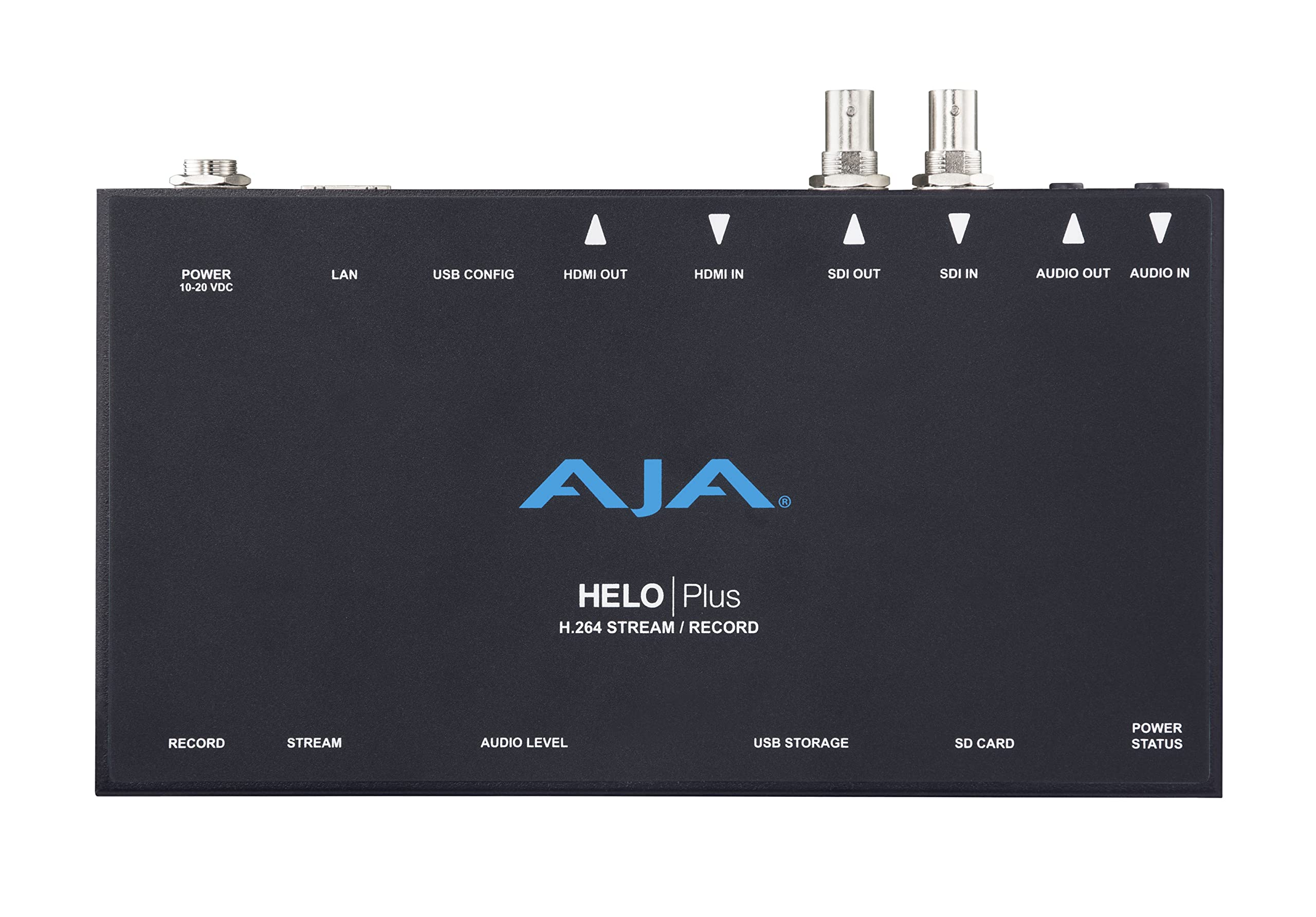 AJA HELO Plus Advanced H.264 Streaming and Recording Device with 3G-SDI and HDMI
