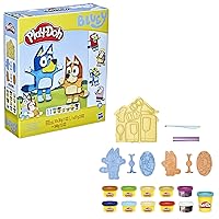 Play-Doh Bluey Make 'n Mash Costumes Playset for Kids 3 Years and Up with 11 Cans of Modeling Compound, Non-Toxic