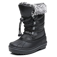 Kids Boys Girls Waterproof Winter Warm Anti-snow Snow Boots (Toddler/Little Kid/Big Kid)