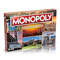 Monopoly Tucson Board Game, Advance to Mt Lemmon, The Rialto Theatre, Saguaro National Park and trade your way to success, gift for ages 8 plus
