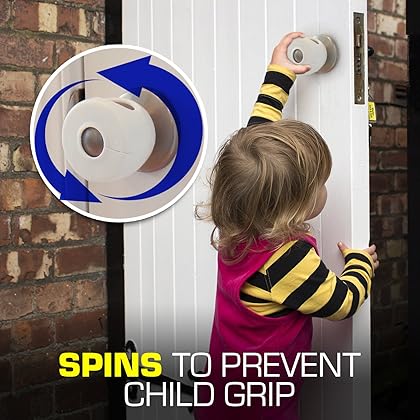 Door Knob Safety Cover (4 Pack) Child Proof Doors - Child Safety Covers - Little Giggles