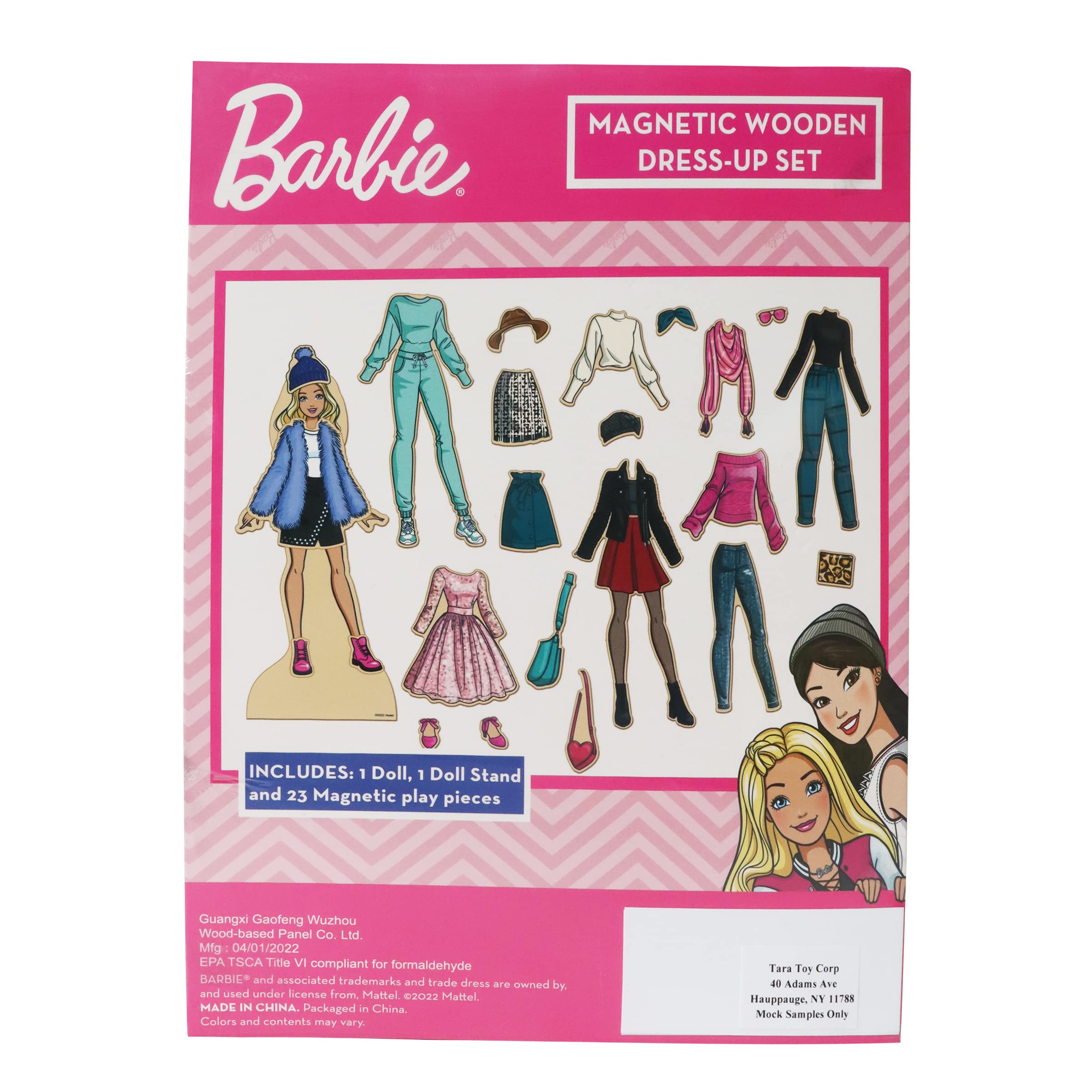 Barbie Magnetic Wooden Dress Up - PDQ