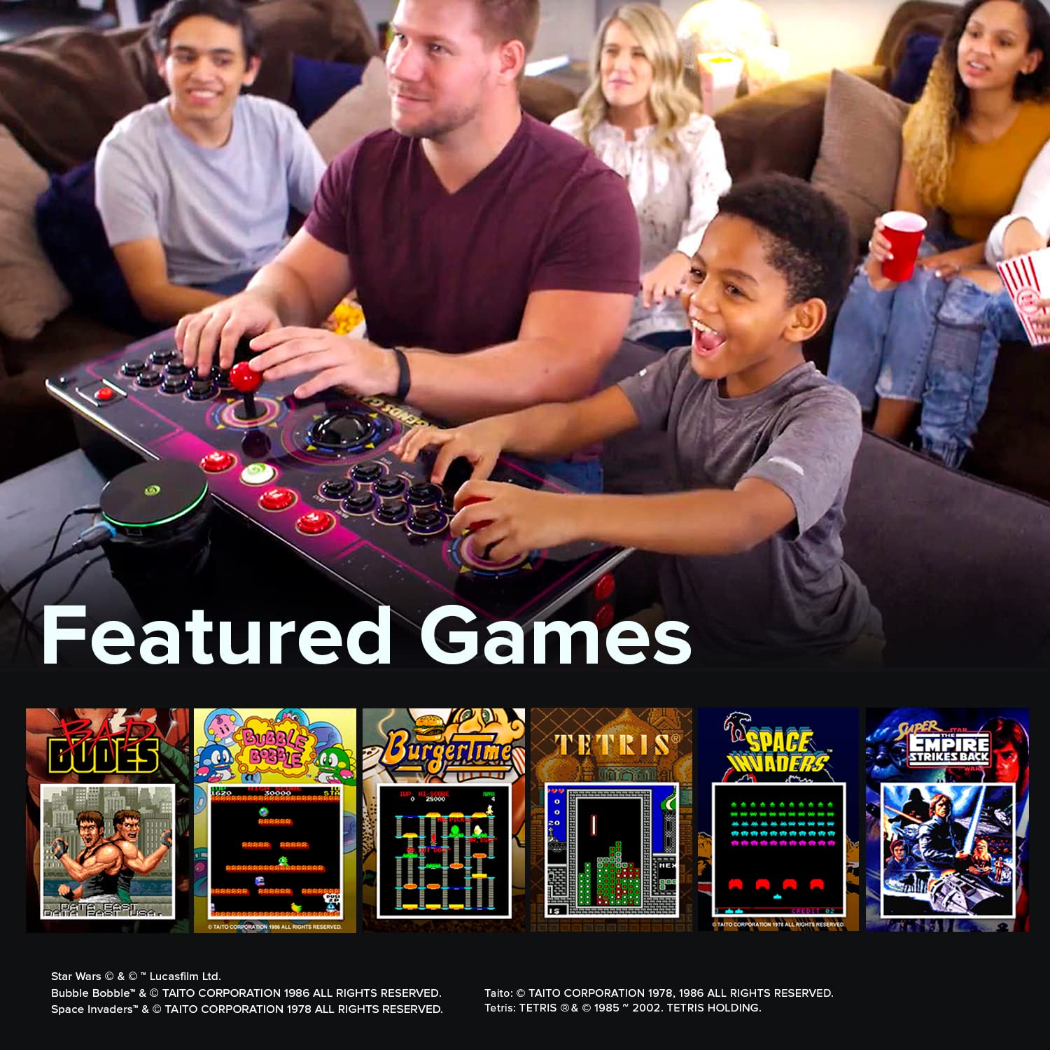 Legends Gamer Pro, Deluxe Table Top Arcade Game Machine, Home Arcade, Classic Retro Video Games, 150 Licensed Arcade & Games, Includes Action Fighting Puzzle Sports & More, WiFi Connectivity