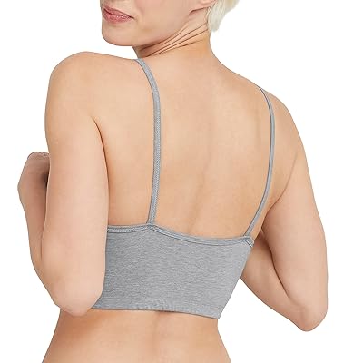 Hanes Womens String Bralette Pack, Low-Impact Bra, Cooling Stretch