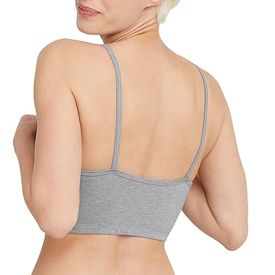 Hanes Womens String Bralette Pack, Low-Impact Bra, Cooling Stretch