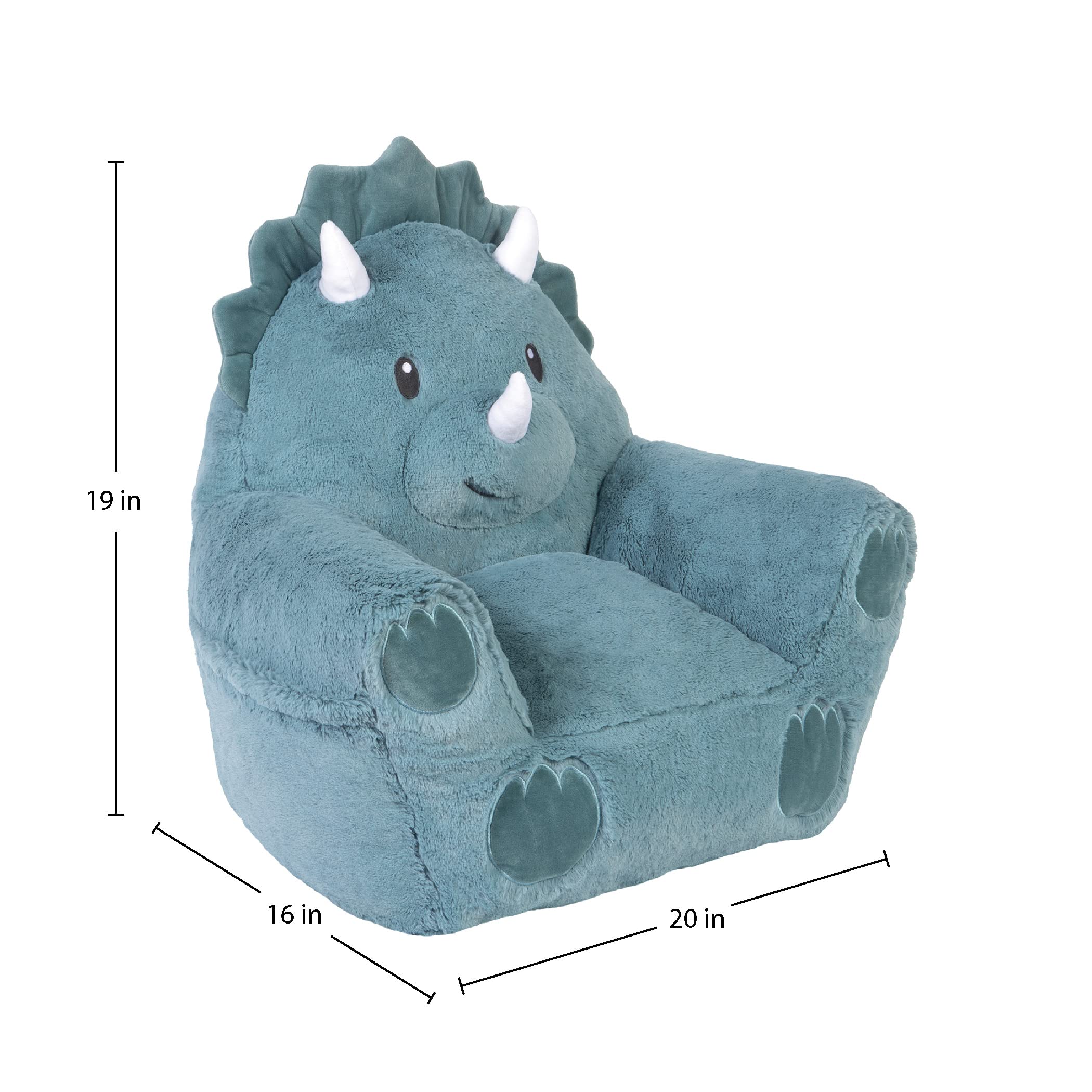 Cuddo Buddy Character Chair for Toddlers 12-36 months – Dinosaur, Plush