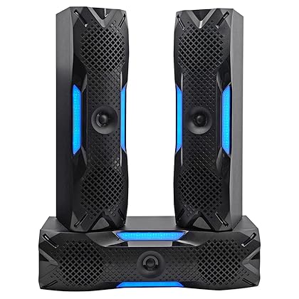 Rockville Bluetooth Home Theater Karaoke Machine System w/8