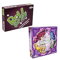 Calliope Games Roll for It! -Purple Edition and Four Corners: Kaleidoscope A Living Puzzle Game- Captivating Art, Strategy, and Pattern Matching Board Game - 1-6 Players Ages 8 and Up