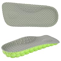 Flat Feet Arch Support Shoe Inserts for Women and Men, Comfort Fit Soft Orthotics Insole Height Increase Heel Cup for Plantar Fasciitis,Pronation,Relief Heel Spur Pain - Not Need Trimming