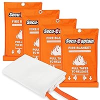 Emergency Fire Blanket for Home and Kitchen - 4 Pack 40