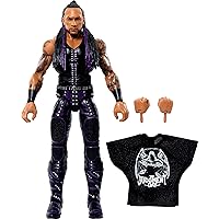 Mattel WWE Elite Action Figure & Accessories, 6-inch Collectible Damian Priest with 25 Articulation Points, Life-Like Look & Swappable Hands