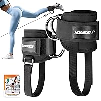 Ankle Strap for Cable Machine Women, Adjustable Gym Cable Ankle Straps for Kickbacks, Glute Workouts, Leg Extensions, Curls, Booty Hip Abductors, Ankle Cuff for Cable Machine Accessories