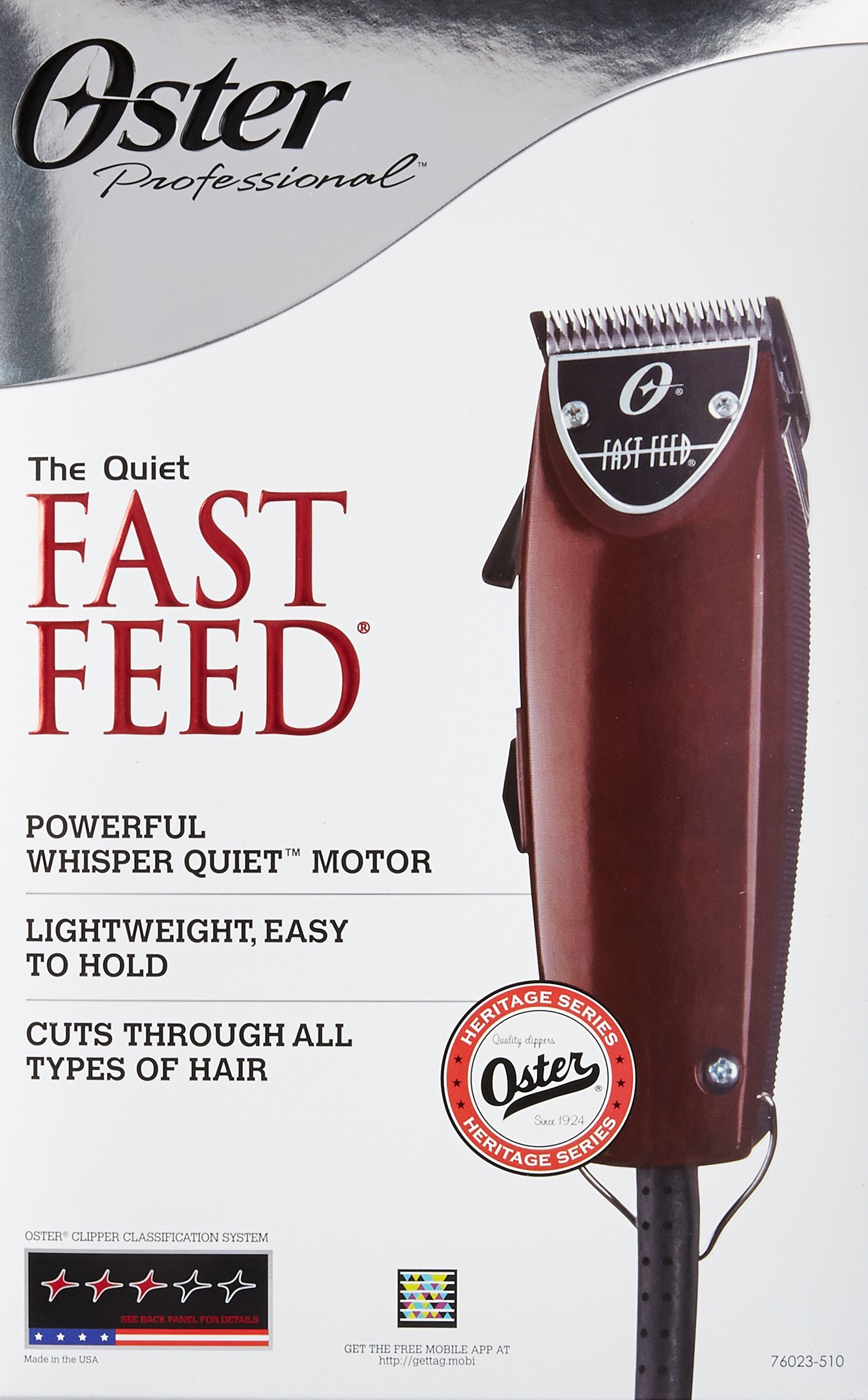 OSTER Fast Feed Adjustable Pivot Motor Clipper 76023-510