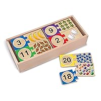 Self-Correcting Wooden Number Puzzles With Storage Box (40 pcs)