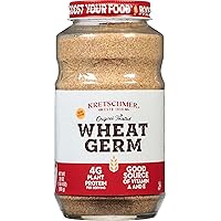 Original Toasted Wheat Germ Boost your Food with, 20 Ounce Glass Jar (Pack of 2)