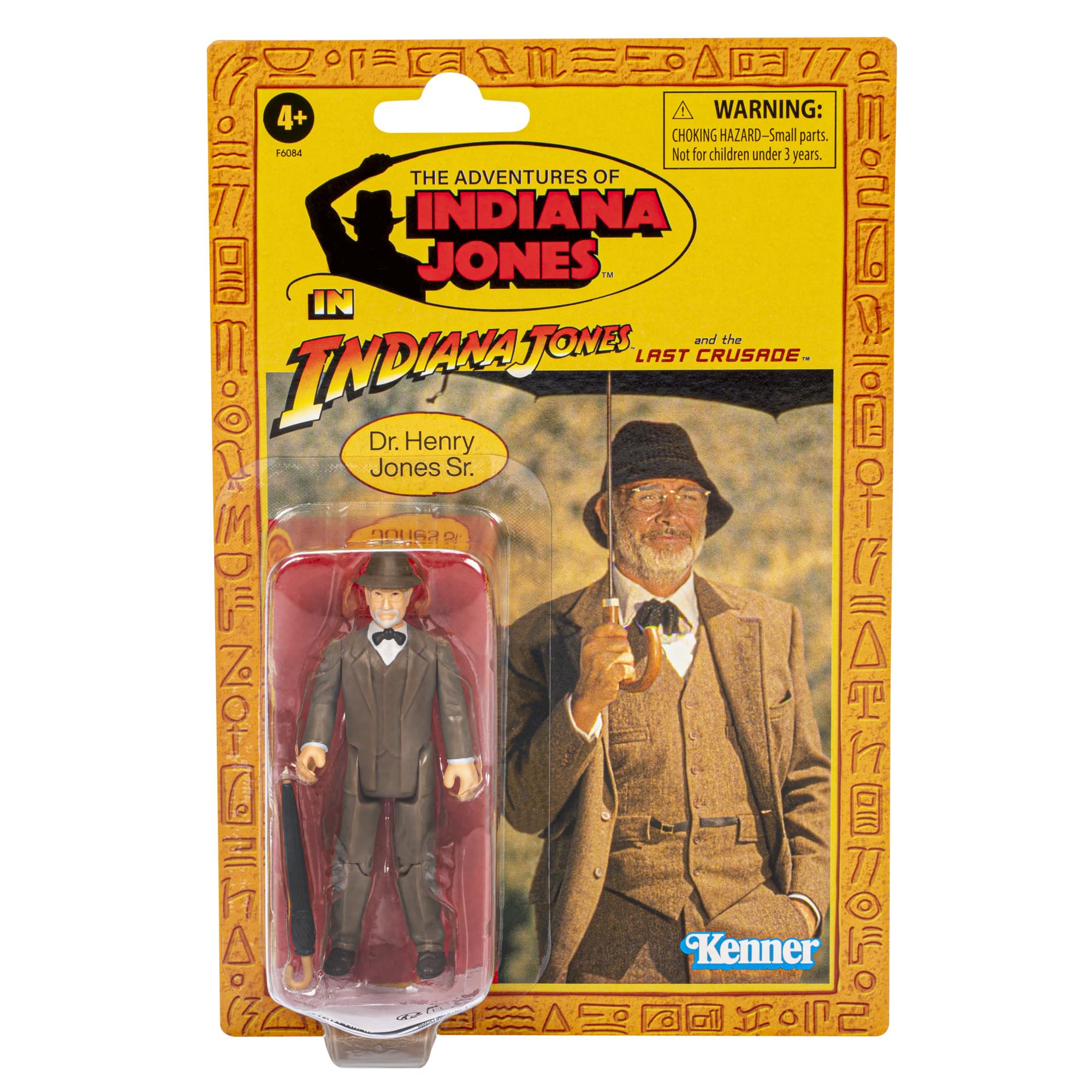 Indiana Jones and the Last Crusade Retro Collection Dr Henry Jones 3.75-Inch Action Figure