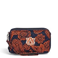 Verabradley Women'S Cotton Collegiate All In One Crossbody Purse With Rfid Protection Multiple Teams Available