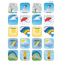 Teacher Created Resources Weather Stickers, Multi Color (1261)