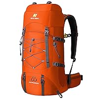 N NEVO RHINO Waterproof Hiking Backpack 50L/60L, Camping Backpack with Rain Cover, Hiking Travel Mountaineering Backpack