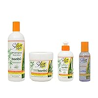 Silicon Mix Bambu Shampoo & Treatment 16oz & Leave-in 8oz & Polisher 4oz “Set”