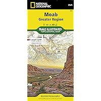 Moab Greater Region Map (National Geographic Trails Illustrated Map, 505)