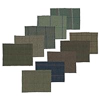 Walker and Hawkes - Tweed Fabric Cloth 60% Wool Checkered - Bundle of Swatches (20 X 15cm)