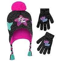 Nickelodeon Girls Winter Hat and Kids Gloves Set, That Girl Lay Lay Beanie For Ages 4-7