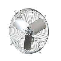 TPI Corporation CE-24-D Direct Drive Exhaust Fan, Guard Mounted, Single Phase, 24