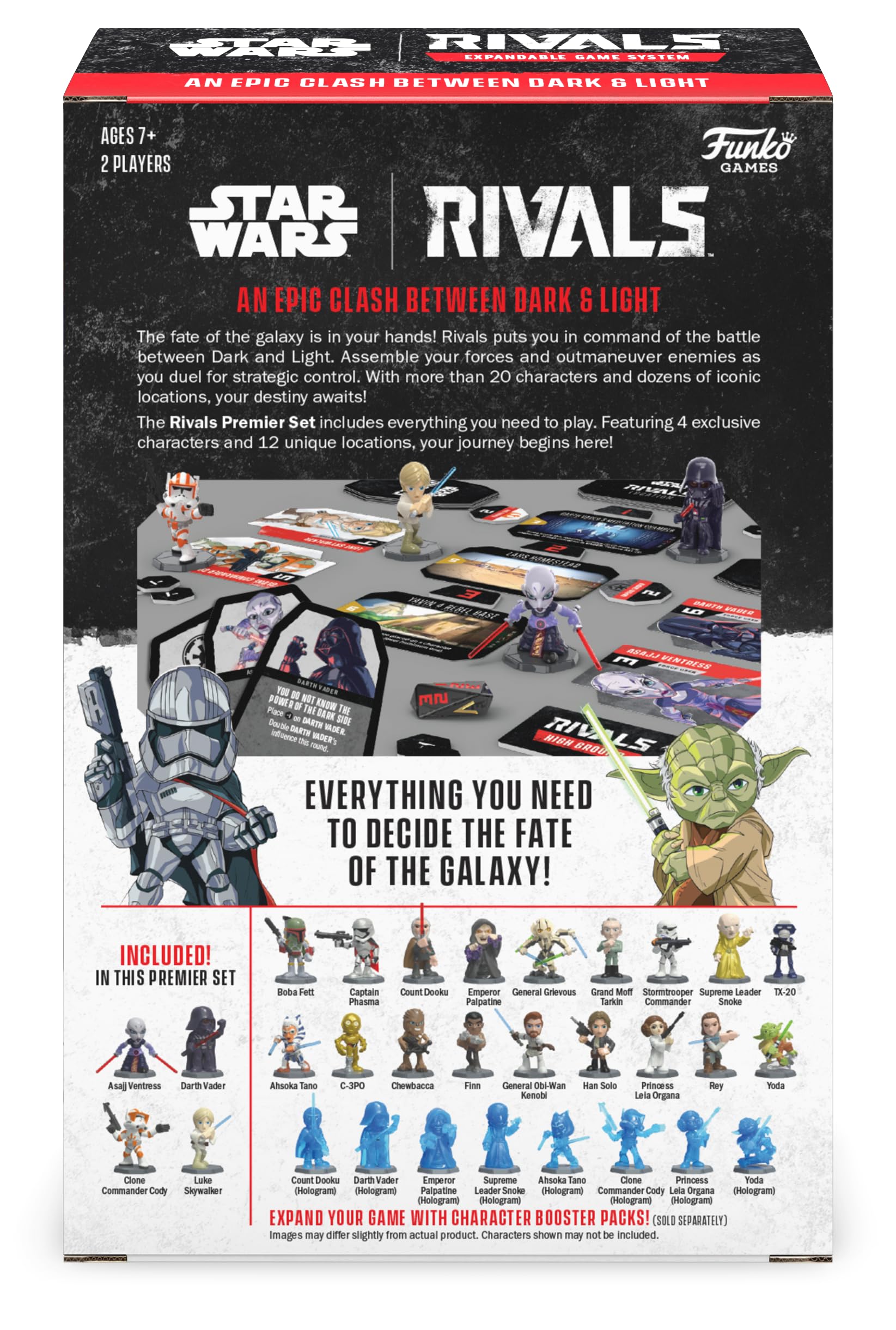 Funko Star Wars Rivals Expandable Game System for 2 Players Ages 7 and Up - Premier Set - Series 1