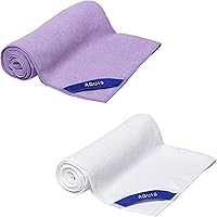 AQUIS Towel Hair-Drying Tool Bundle, Water-Wicking, Ultra-Absorbent Recycled Microfiber