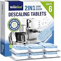 2in1 Descaler Tablets for Coffee Maschine and Coffee Maker - compatible with Keurig, Nespresso, Delonghi, Miele, Coffee Maker Pot