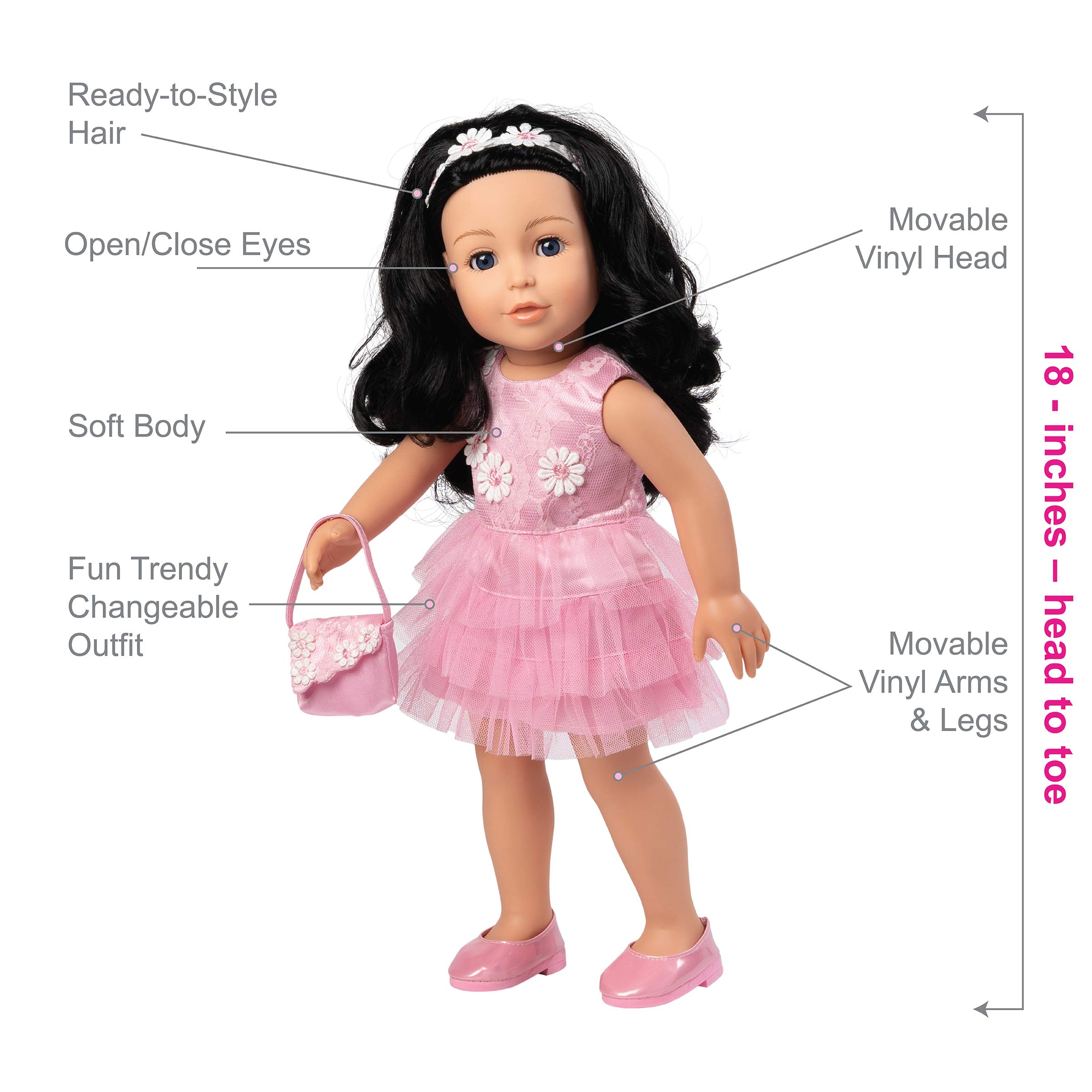 Adora Amazing Girls 18-inch Doll Mia (Amazon Exclusive)