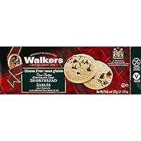 Walker's Shortbread Gluten Free Chocolate Chip Cookies, Pure Butter Shortbread Cookies, 4.9 Oz