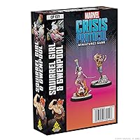 Marvel Crisis Protocol Squirrel Girl & Gwenpool Character Pack | Miniatures Battle Game | Strategy Game for Adults | Ages 14+ | 2 Players | Average Playtime 90 Minutes | Made