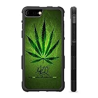 Compatible with iPhone 6 & iPhone 6s 420 Weed Leaf Hyper Shock Protective Rubber TPU Phone Case (iPhone 6)