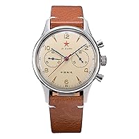 1963 Pilot Military Hand Wind Men Watches Seagull ST1901 Mechanical Chronograph Wristwatches