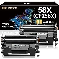 58X (with Chip) CF258X Compatible Toner Cartridge Replacement for HP 58A 58X CF258A CF258X for MFP Pro M404dn M404dw M404n M428dw M428fdn M428fdw M406dn M430f Prinetr