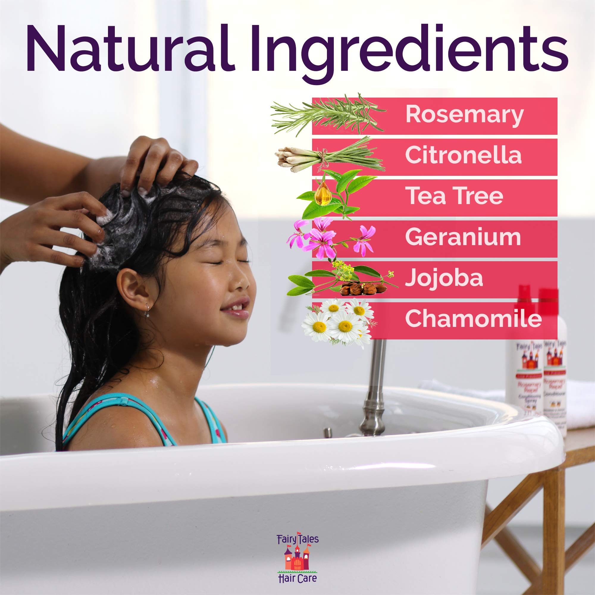 Fairy Tales Rosemary Repel Lice Shampoo- Daily Kids Shampoo for Lice Prevention, 12 Fl. Oz (Pack of 1)