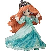 Disney 100th Anniversary Celebration - Disney100 Ariel Bisque Porcelain Limited Edition Figurine | Princess Dress Adorned with Preciosa® Crystals
