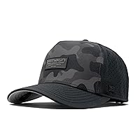 melin Odyssey Brick Hydro, Snapback Hats, Water-Resistant Baseball Cap for Men & Women, Golf, Running, or Workout Hat