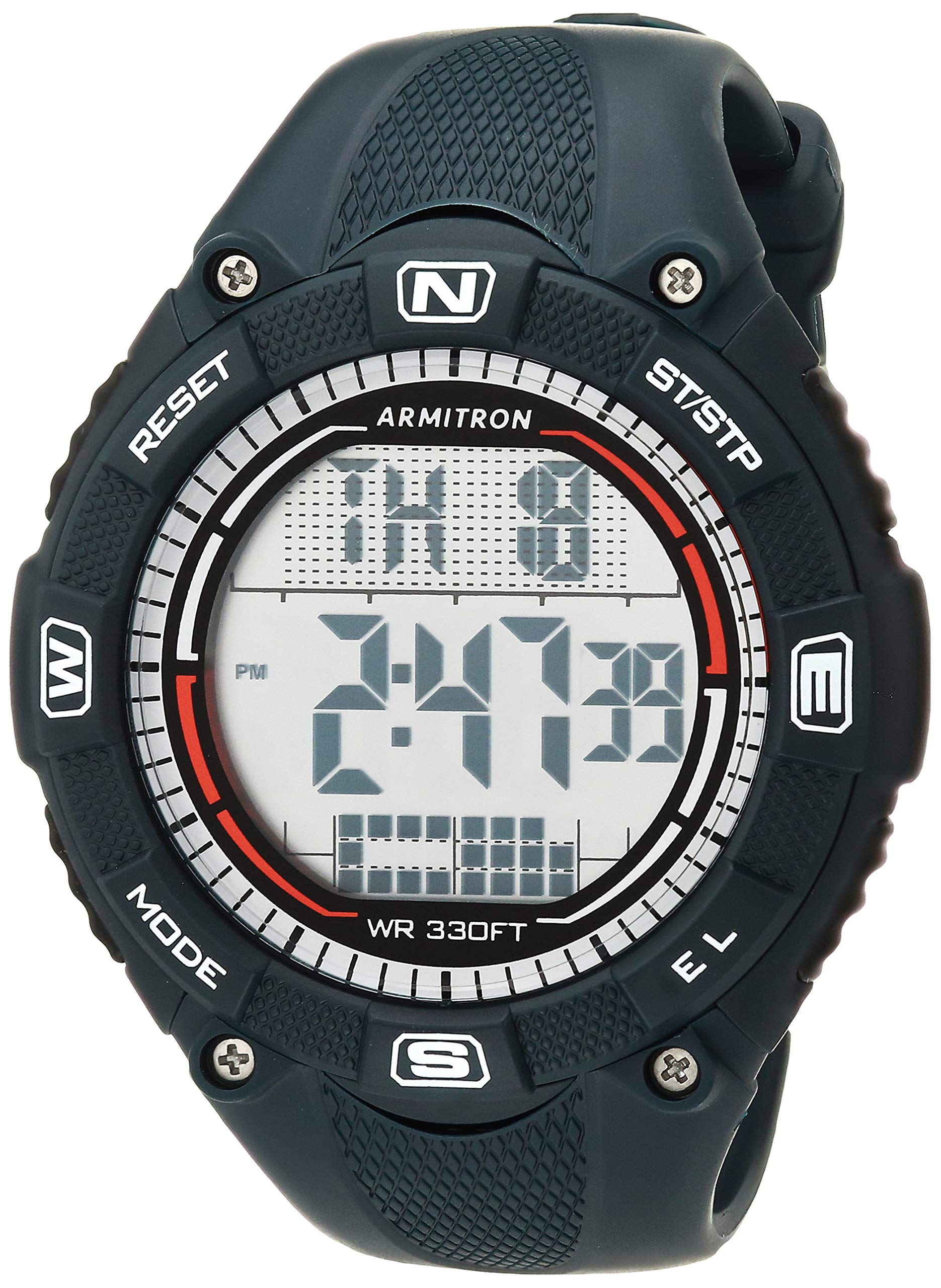 Armitron Sport Men's Digital Chronograph Resin Strap Watch, 40/8477