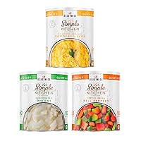 ReadyWise Simple Kitchen Omelet Mix - Powdered Eggs (72 Servings), Freeze-Dried Bell Peppers (153 Servings), Dehydrated Chopped Onions (250 Servings), Emergency Food Supply, Camping Meals