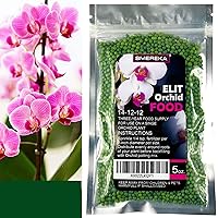 Orchid Plant Food - Bloom Booster - Slow Release Fertilizer (6 Month),5 oz, 50+ Applications for All Orchid Types for Healthy Flower & Reblooms
